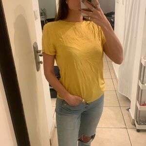 Azalea small Yellow Women's short sleeve shirt Top